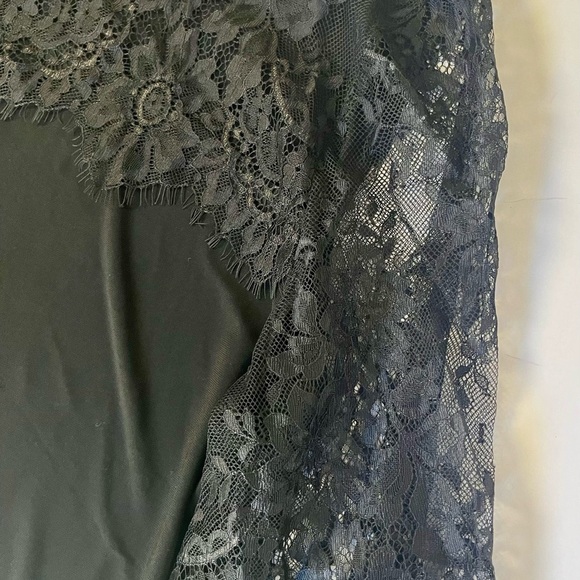 Anne Klein Black Lace Blouse - Picture 3 of 7